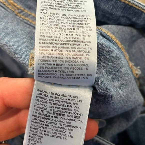 GAP Denim Womens Favorite Jegging Jeans High Rise Medium Wash Blue Size 10/30 - Picture 7 of 9